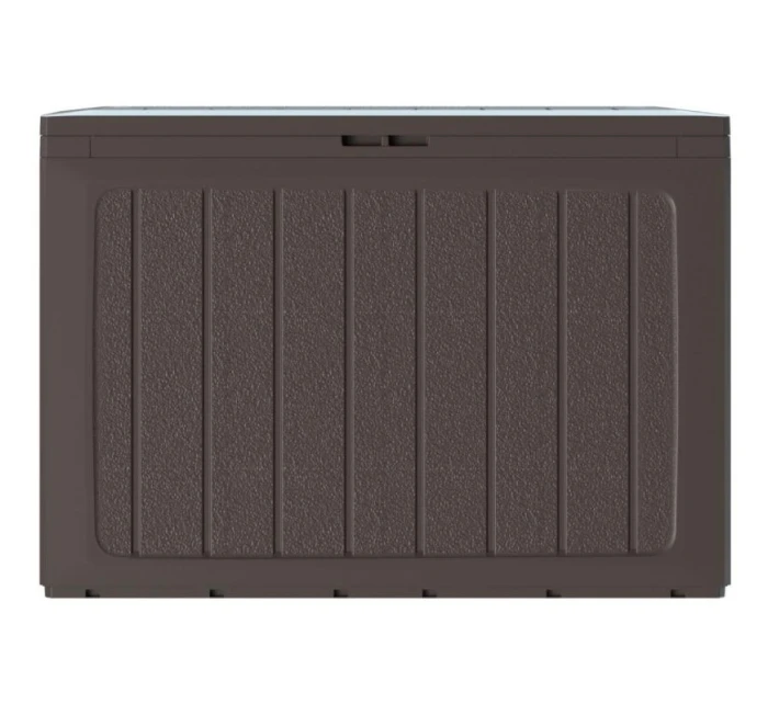 ZAHRADNÍ SKLADOVÝ BOX 190L BRONZOVÝ DŘEVĚNÝ BOX dětské