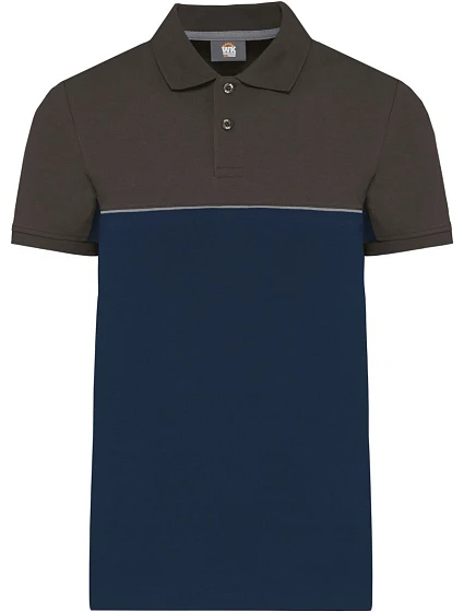 WK WK 210 Pracovní piqué polo 20.W210 navy/dark grey WK WK 210 Pracovní piqué polo 20.W210 navy/dark grey