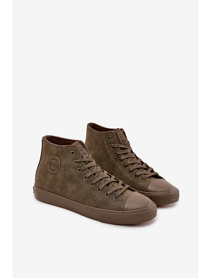 Pánské Zateplené Tenisky Z Eko Kůže Big Star model 21706226 HIPOLY SYSTEM Khaki - Big Star Shoes
