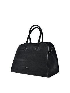 Dámská Shopper Taška Z Eko Semiše Big Star SS574007 Černá