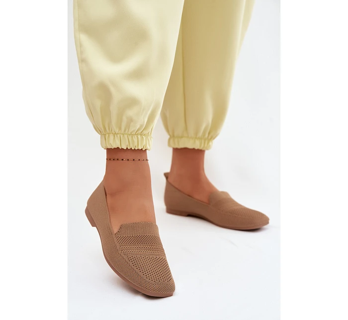 Materiálové dámské světle hnědé model 22102802 - Boto