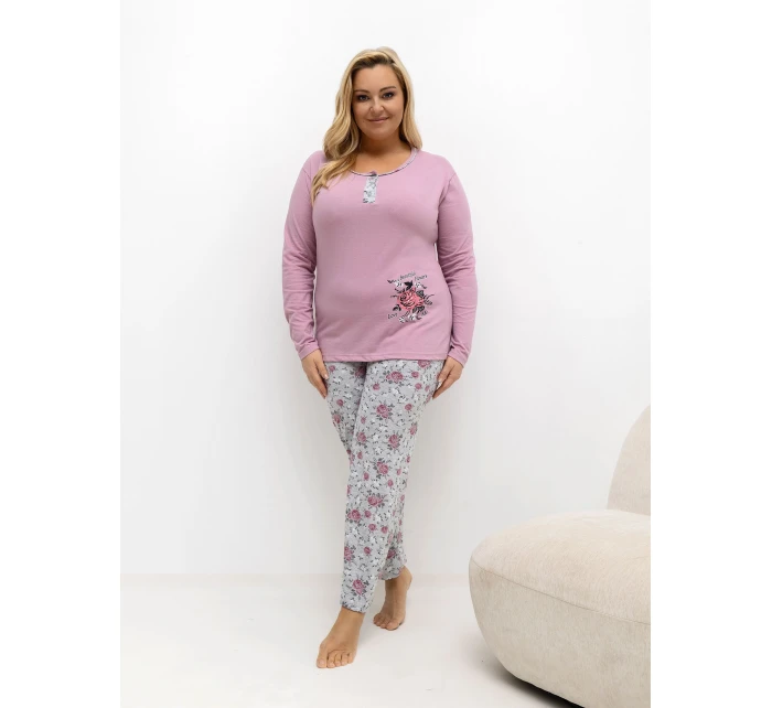 Pyžamo DU PI FP 506.56 tmavě růžové Pyžamo DU PI FP 506.56 tmavě růžové