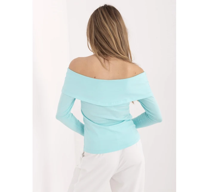 Bluzka RV BZ model 22020777 mietowy - FPrice Bluzka RV BZ model 22020777 mietowy - FPrice