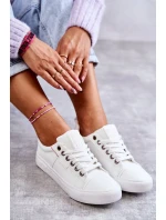 Dámské tenisky Kožené Big Star model 21251091 Bílé - Big Star Shoes Dámské tenisky Kožené Big Star model 21251091 Bílé - Big Star Shoes