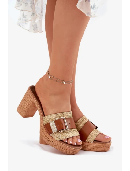 Pantofle model 213955 Step in style Pantofle model 213955 Step in style