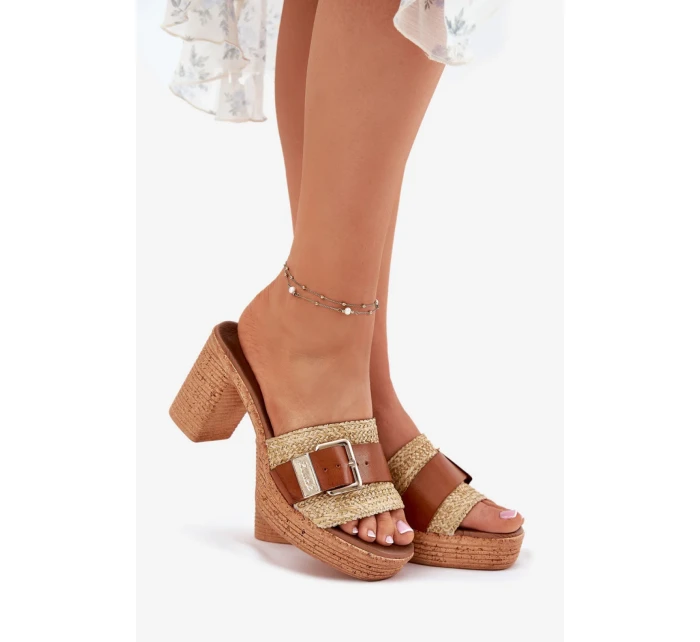 Pantofle model 213955 Step in style Pantofle model 213955 Step in style