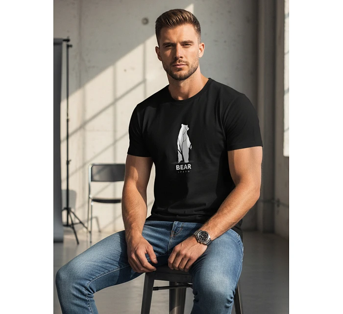 Pánské tričko s nápisem BEAR NX062R