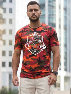 Koszulka męska moro z nadrukiem  model 22221852 - FashionStreet