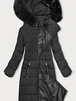 Dámská zimní bunda s kapucí J Style graphite (16M9126-105)