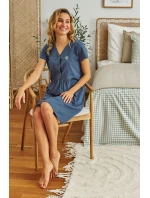 Dámská těhotenská košile 5336 blue - Doctornap Dámská těhotenská košile 5336 blue - Doctornap