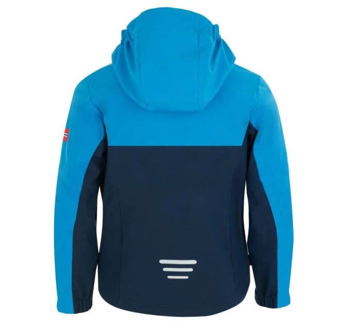 Trollkids Dětská softshellová bunda Kristiansand Jacket blue/ navy (320-117) Trollkids Dětská softshellová bunda Kristiansand Jacket blue/ navy (320-117)