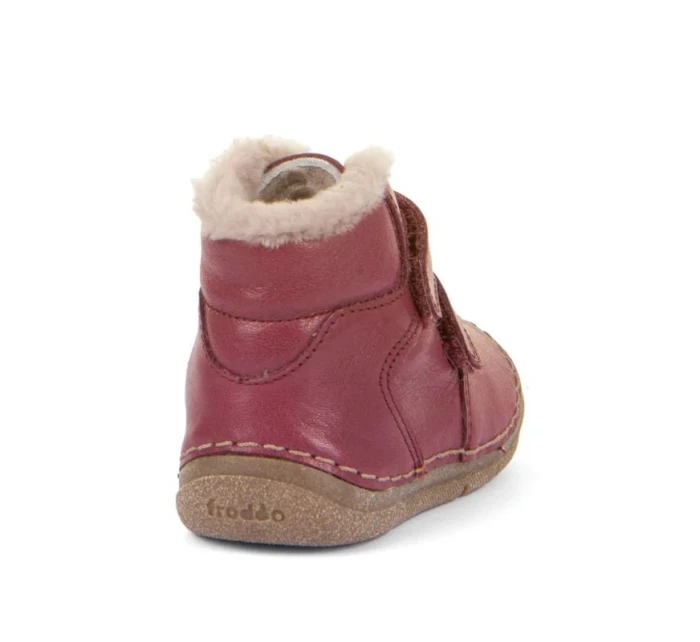 Dětská zimní kotníková obuv Froddo zateplená z přírodní kůže lehká