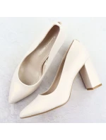 Béžové lodičky Sergio  s  podpatkem model 21906163 - LEONE