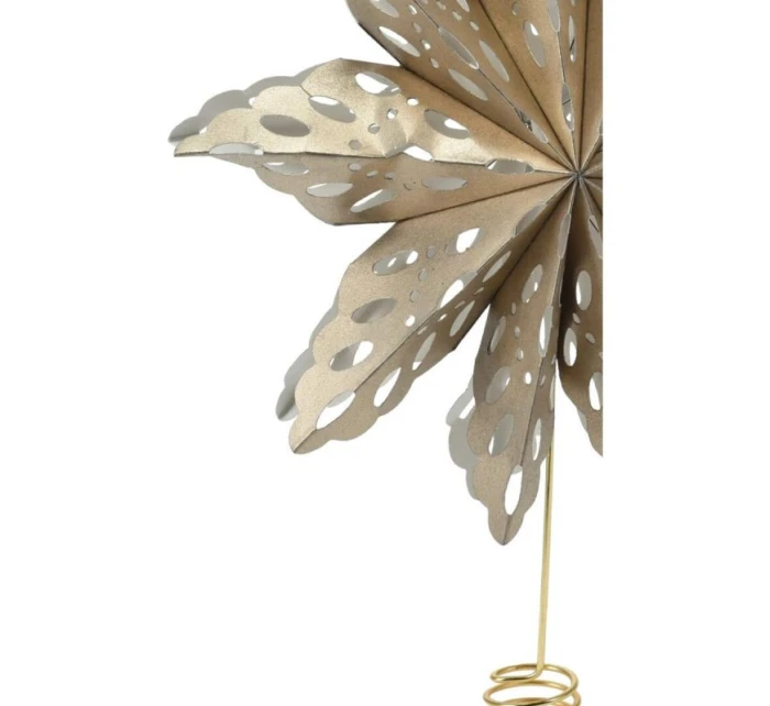 VÁNOČNÍ STROMEČEK HVĚZDA TIP 30CM PAPÍR ZLATÝ