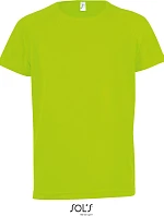 SOL'S Sporty Kids Dětské raglánové sportovní tričko 25.1166 neon green