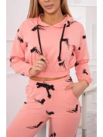 Sada s potiskem pistole meruňková Sada s potiskem pistole meruňková