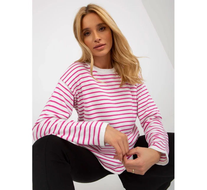 Dámský svetr LC SW 6006 .22 světle fialová - FPrice