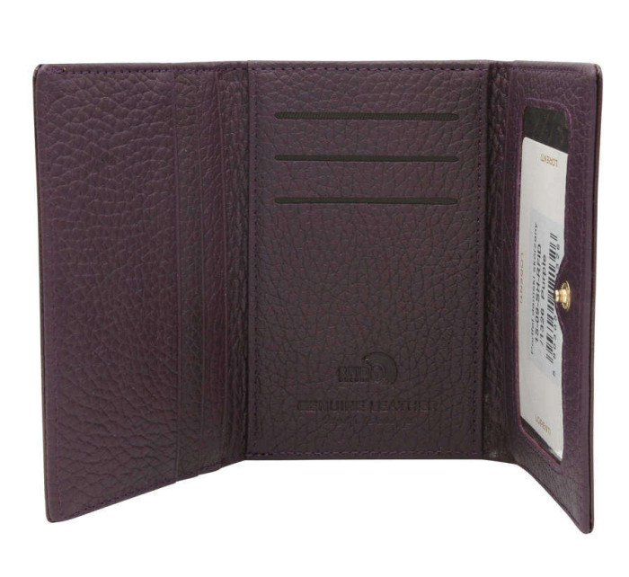 Dámské peněženky Dámská kožená peněženka 15 09 SH RFID 13 tmavě fialová