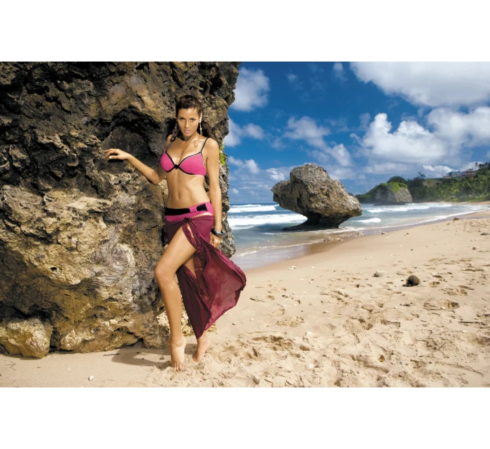 Kalhotky Izara M-125 růžovo-černé - Marko Kalhotky Izara M-125 růžovo-černé - Marko