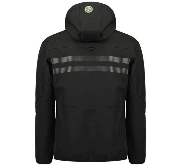 Pánská softshellová bunda WY8026H/GN černo-zelená  - Geographical Norway