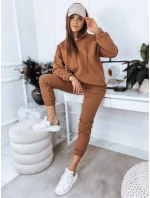 Dámský teplákový komplet AMILIA PREMIUM mocha FashionStreet AY0736