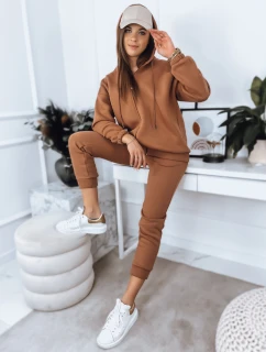 Dámský teplákový komplet AMILIA PREMIUM mocha FashionStreet AY0736