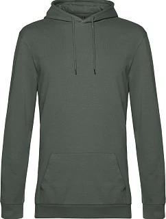 B&C #Hoodie Pánská mikina s kapucí 01.U03W millennial khaki