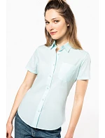 K Popelínová halenka s krátkým rukávem 20.K lime model 22510199 - Kariban K Popelínová halenka s krátkým rukávem 20.K lime model 22510199 - Kariban