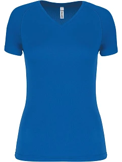 PA 477 Dámské sportovní tričko s výstřihem do V model 22513266 aqua blue - Kariban ProAct