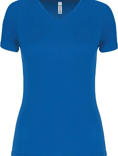 PA 477 Dámské sportovní tričko s výstřihem do V model 22513266 aqua blue - Kariban ProAct