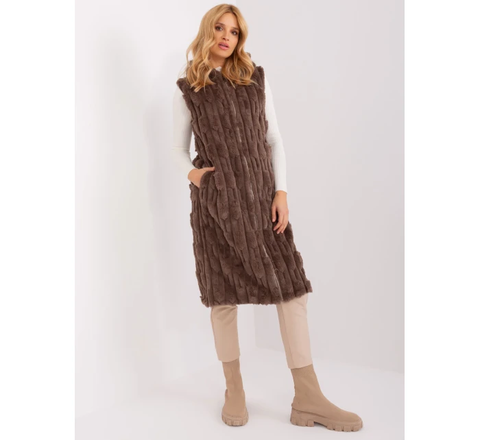 Kamizelka AT KZ brązowy model 19367716 - FPrice Kamizelka AT KZ brązowy model 19367716 - FPrice