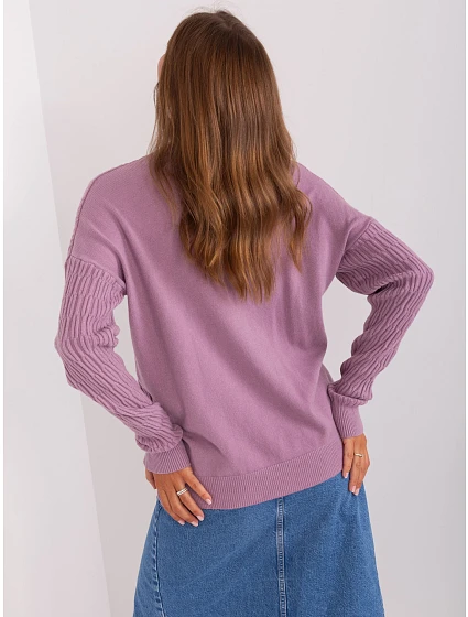 Sweter AT SW model 18895537 jasny fioletowy - FPrice