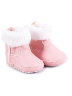 Yoclub Dívčí boty na suchý zip OBO-0185G-0500 Pink