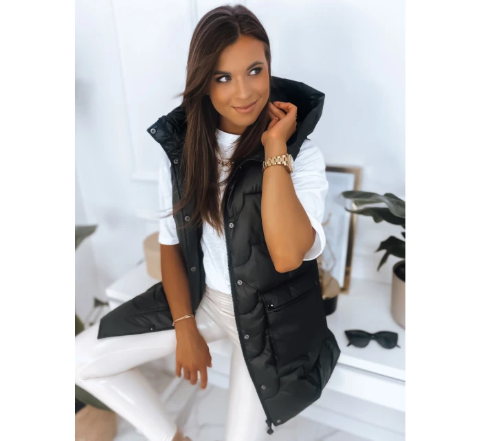 WENDY dámská vesta černá FashionStreet TY2826