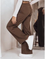 Dámské široké džíny hnědé model 21994075 - Dstreet