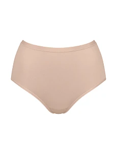 Dámské kalhotky GO Daily Cotton Highwaist - BROWN - sv. hnědá 00LZ - SLOGGI