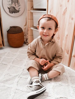 Dětské Vysoké Tenisky Khaki Filemon