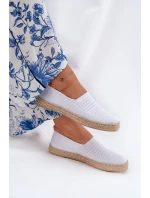 Dámské Espadrilky S Pletením model 21691966 Bílé - VINCEZA