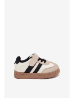 Sportovní Obuv Tenisky Dětské Na Suchý Zip Béžové model 21700597 - Boto Sportovní Obuv Tenisky Dětské Na Suchý Zip Béžové model 21700597 - Boto