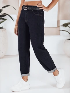 Dámské džíny balloon fit navy blue FashionStreet UY2766