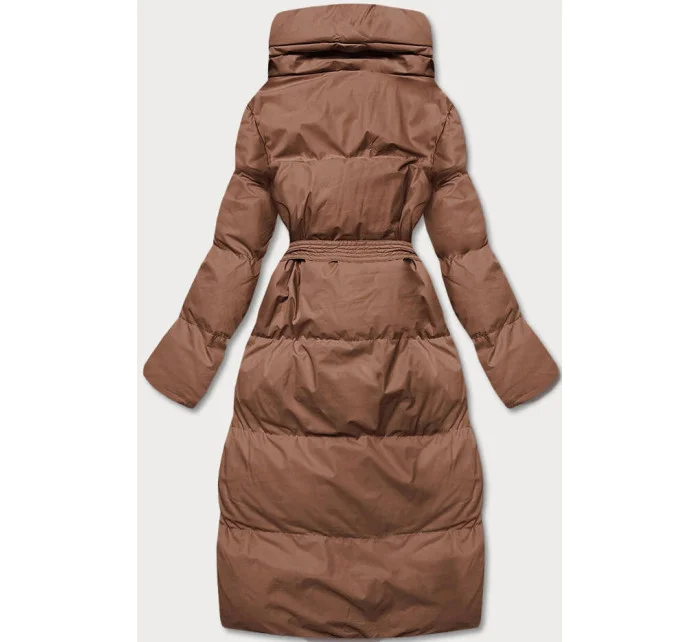 Hnědá dámská zimní  bunda model 21247625 - J.STYLE