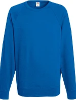 Fruit of the Loom Lightweight Raglan Sweat Pánská raglánová mikina 16.2138 royal blue