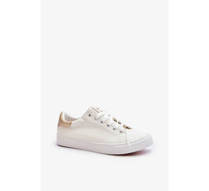 Dámské tenisky z ekologické kůže bílé Tiraelle