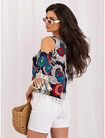 Bluzka AT BZ model 18605196 granatowy - FPrice Bluzka AT BZ model 18605196 granatowy - FPrice