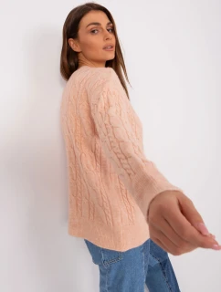 Sweter AT SW  brzoskwiniowy model 18884704 - FPrice