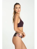 Spodní díl bikin Velvet Bloom Tanga Brasil - Julimex