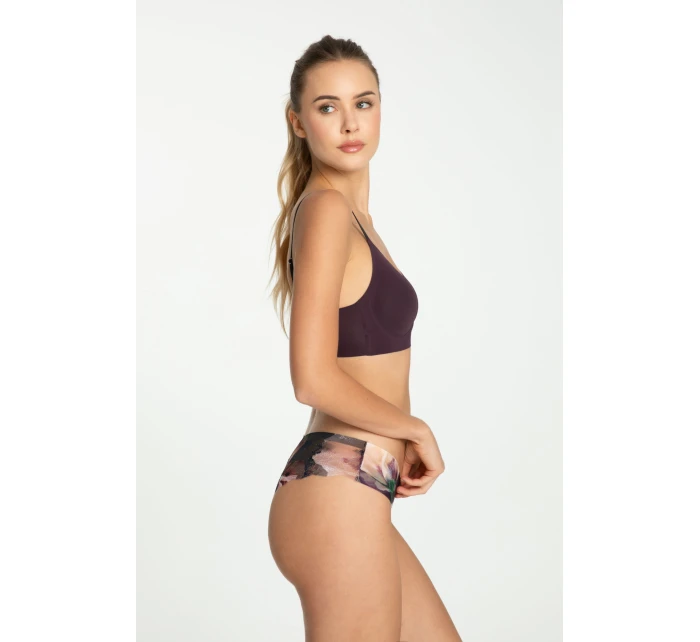 Spodní díl bikin Velvet Bloom Tanga Brasil - Julimex