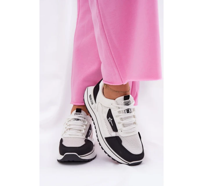 Dámské boty na platformě Big Star HI-POLY SYSTEM – bílo-černé