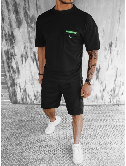 Pánská černá souprava model 21969814 - Dstreet Pánská černá souprava model 21969814 - Dstreet