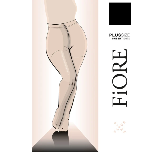 Fiore Plus Size 20 DEN C5120 barva:černá